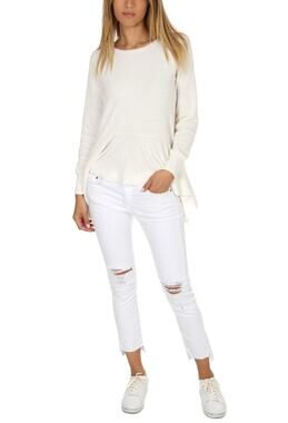 NWT Rag & Bone White Distressed Dre Capri Jeans Sz 28